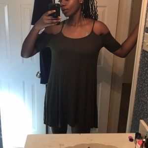 Dark Olive Green Dress